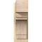Ekena Millwork Merced Block Rough Sawn Outlooker, Douglas Fir, 8"W x 18"D x 22"H OUT08X18X22MRC05RDF - alternate 4